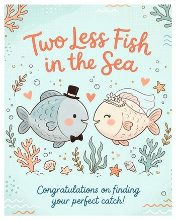 Use Plenty of fish - group wedding ecard