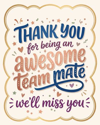 Use Awesome! - group leaving ecard