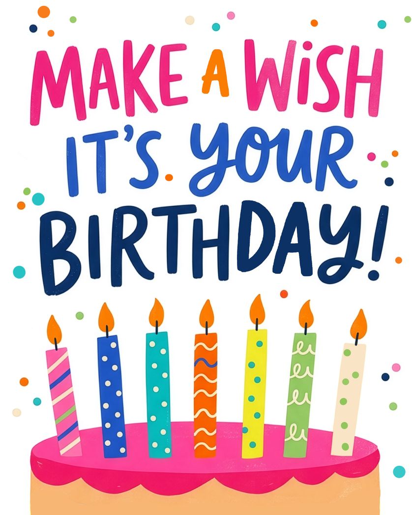 Card design "Wishing - group birthday ecard"