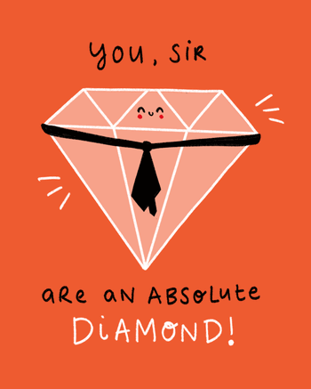 Use Diamond geezer - group thank you ecard
