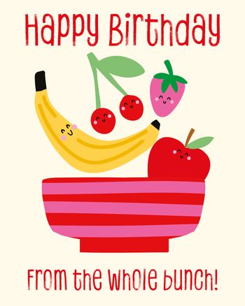 Use Munch Bunch - group birthday ecard