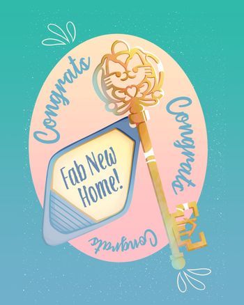Use Kitty keyring - group new home ecard