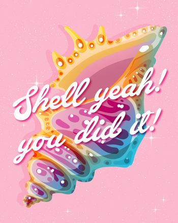 Use Conch-gratulations - group ecard