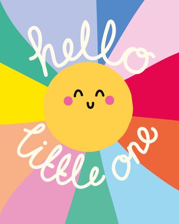 Use Bright baby - group ecard