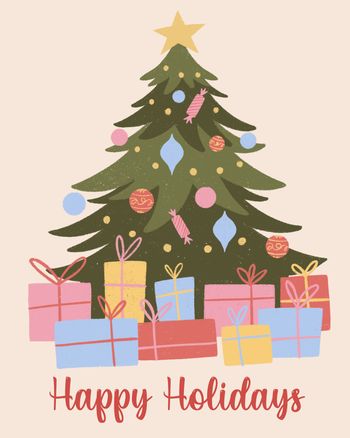 Use Treetime - group christmas ecard