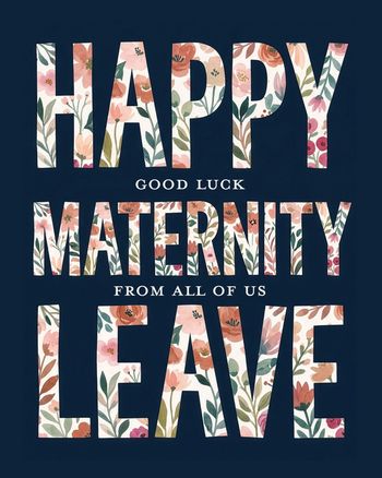 Use Flowery words - group baby ecard