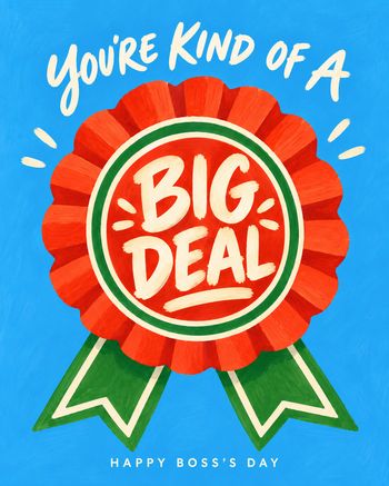 Use Big Deal - Group boss ecard