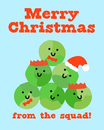Use Sprouty - group christmas ecard