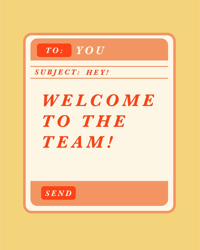 Card design "Welcome email - group welcome ecard"