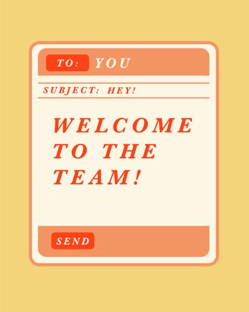 Use Welcome email - group welcome ecard