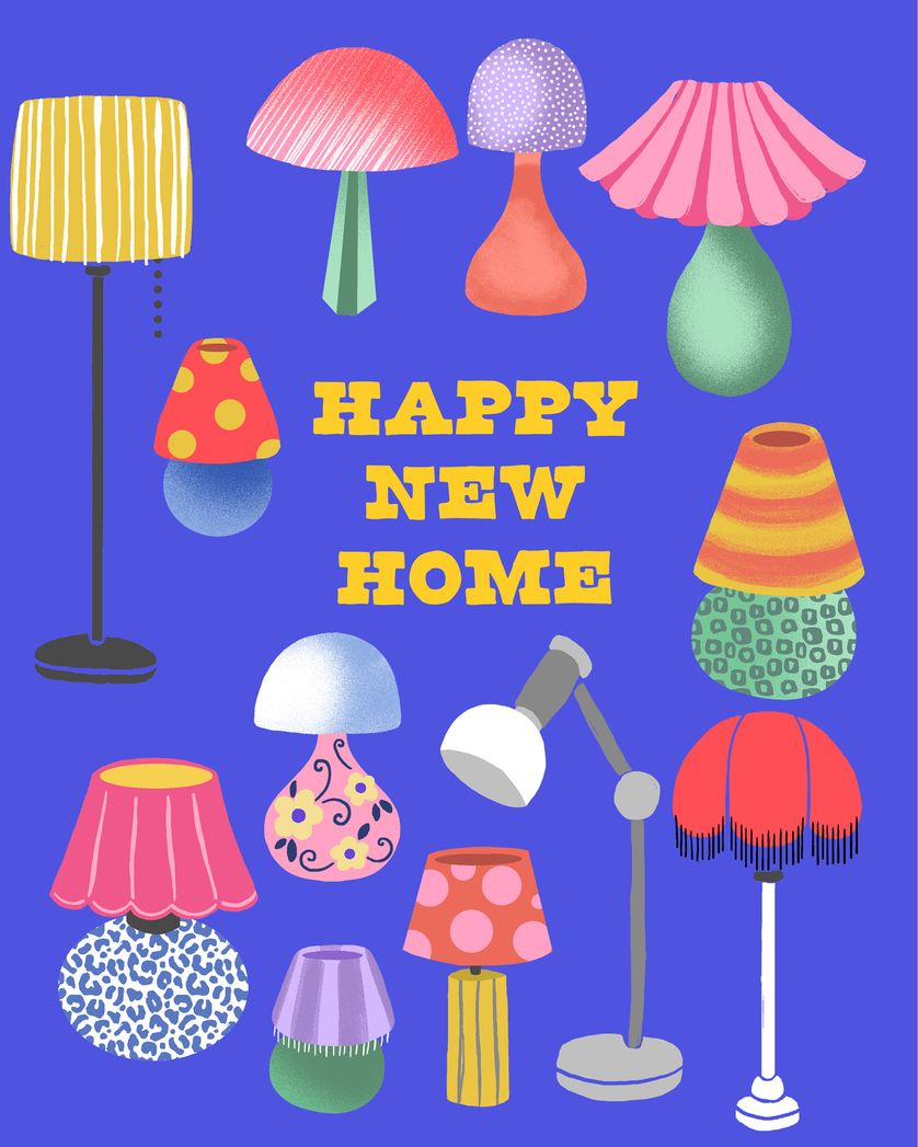 Card design "Light House - group home ecard"